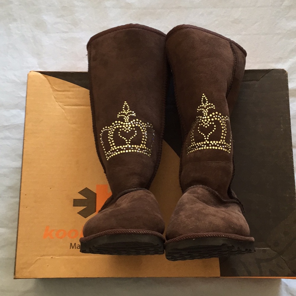 Koolaburra Flash Crown Boots - Brown
